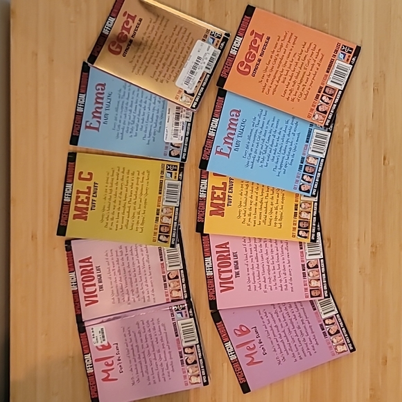 Official Spice Girls Mini Books 1997 Set of 5  Metallic Covers Only - Picture 2 of 6